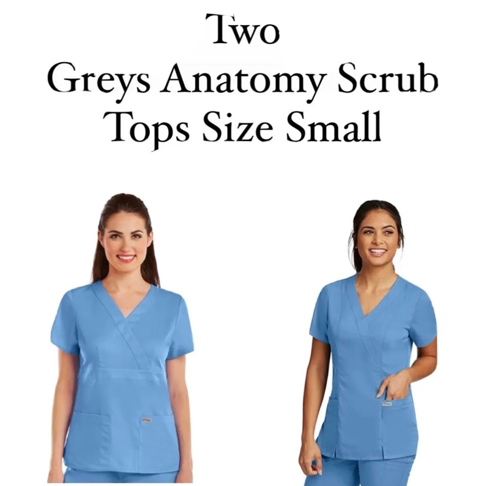 Women’s Greys Anatomy Scrub Tops Set Of 2